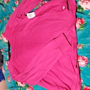 Torrid size 3x cut out back active sweater NWT